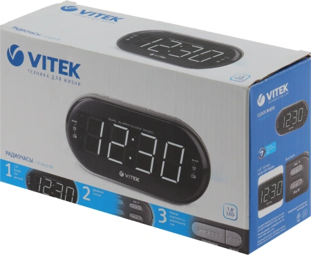 Радиочасы Vitek VT-6610
