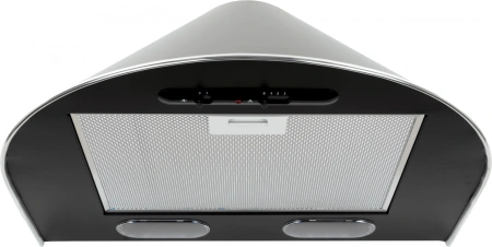 Вытяжка каминная Elikor Эпсилон 60П-430-П3Л черный/серебристый управление: ползунковое (1 мотор)