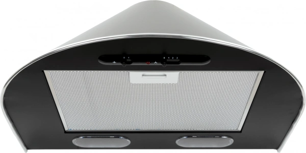 Вытяжка каминная Elikor Эпсилон 60П-430-П3Л черный/серебристый управление: ползунковое (1 мотор)