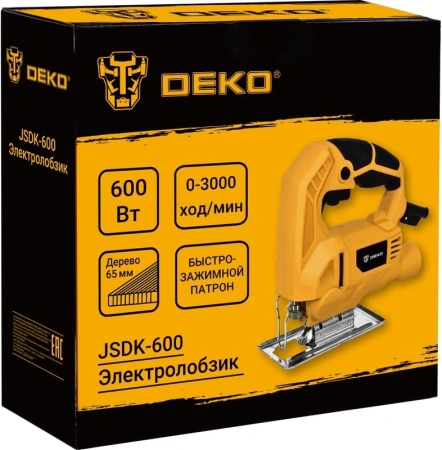 Лобзик Deko JSDK-600 600Вт 3000ходов/мин от электросети