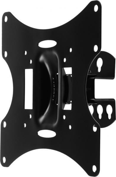 Кронштейн для телевизора Ultramounts UM858 черный 17"-43" макс.30кг настенный поворот и наклон