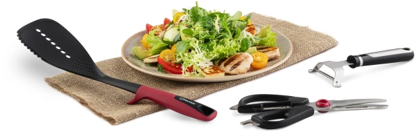 Ножницы кухонные Rondell Craft RD-1863 215мм реж.ч.86мм черный