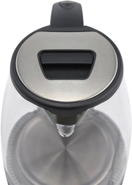 Чайник Scarlett SC-EK27G30 1.8л. 1800Вт сталь/черный (стекло/пластик)