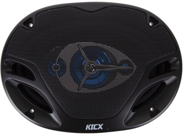Колонки автомобильные Kicx GX-693 200Вт 92дБ 4Ом 15x23см (6x9дюйм) (ком.:2кол.) коаксиальные трехполосные