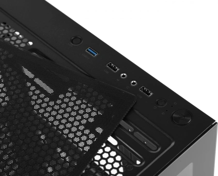 Корпус Formula Crystal Z1 черный без БП ATX 3x120mm 2xUSB2.0 1xUSB3.0 audio bott PSU