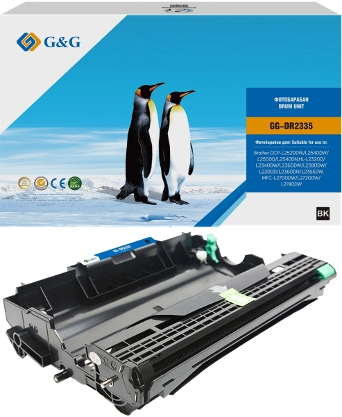 Блок фотобарабана G&G GG-DR2335 ч/б:12000стр. для L2500/2520/2540/HL2300/2340/2360/MFC2700 Brother