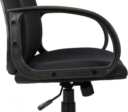 Кресло руководителя Бюрократ Ch-808AXSN темно-серый TW-12 крестов. пластик