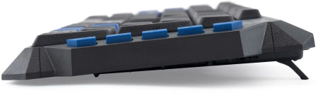 Клавиатура Оклик 750G FROST WAR черный/черный USB Multimedia for gamer