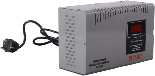 Стабилизатор напряжения Ресанта АСН-1000 Н однофазный серый (63/6/64)