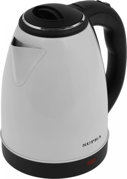 Чайник электрический Supra KES-1846SW 1.8л. 1500Вт белый/черный (корпус: нержавеющая сталь)