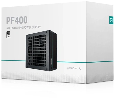 Блок питания Deepcool ATX 400W PF400 V2 80 PLUS WHITE (20+4pin) APFC 120mm fan 6xSATA RTL