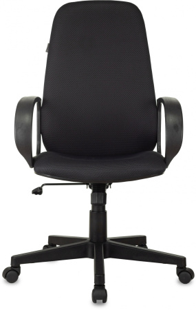 Кресло руководителя Бюрократ Ch-808AXSN темно-серый TW-12 крестов. пластик