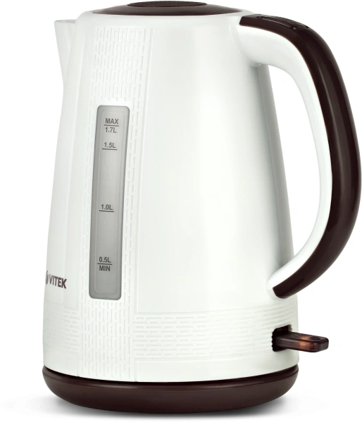 Чайник электрический Vitek VT-7055 1.7л. 2150Вт белый корпус: пластик