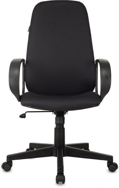 Кресло руководителя Бюрократ Ch-808AXSN темно-серый TW-12 крестов. пластик