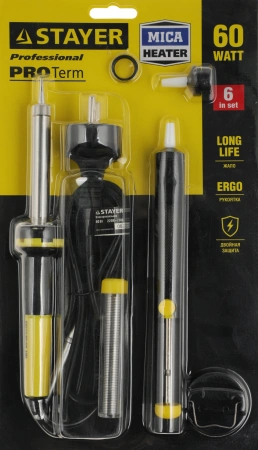 Паяльник Stayer Profi 55313-60-H6 электрический 60Вт