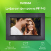 Фоторамка Digma 7" PF-743 IPS 1024x600 черный пластик