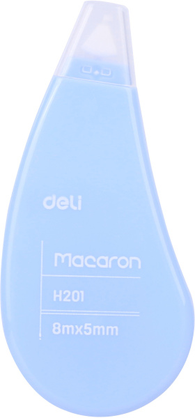 Лента коррект. Deli EH20101 8мх5мм ассорти корпус белый блистер