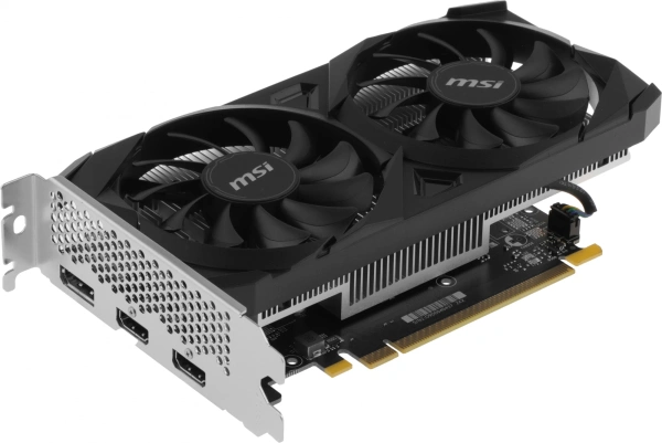 Видеокарта MSI PCI-E 4.0 RTX 3050 VENTUS 2X E 6G OC NVIDIA GeForce RTX 3050 6Gb 96bit GDDR6 1492/14000 HDMIx2 DPx1 HDCP Ret