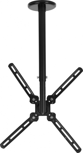 Кронштейн для телевизора Cactus CS-CP07 черный 23"-55" макс.45кг потолочный поворот и наклон