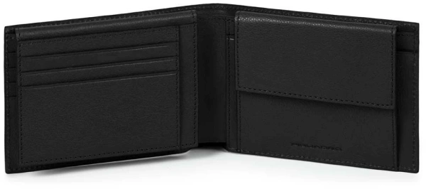 Кошелек мужской Piquadro Black Square PU1392B3R/N черный натур.кожа