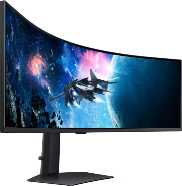 Монитор Samsung 49" Odyssey G9 S49CG954EIXCI черный VA LED 32:9 HDMI матовая HAS Piv 450cd 178гр/178гр 5120x1440 240Hz FreeSync Premium Pro DP DQ 15.6кг