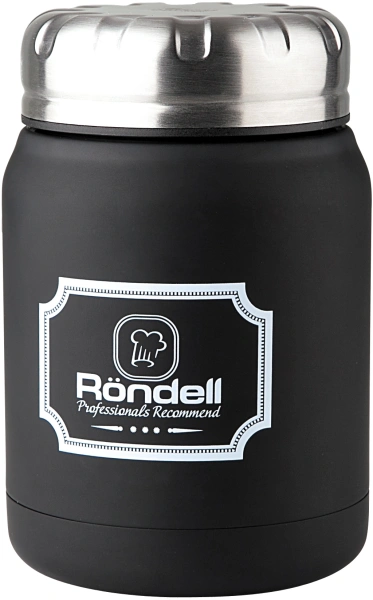 Термос для еды Rondell Picnic RDS-942 0.5л. черный картонная коробка
