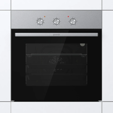 Духовой шкаф Электрический Gorenje BO6727E03NX черный/серебристый