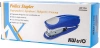 Степлер Kw-Trio 5516BLU Half-strip Pollex 24/6 26/6 (20листов) встроенный антистеплер синий 105скоб