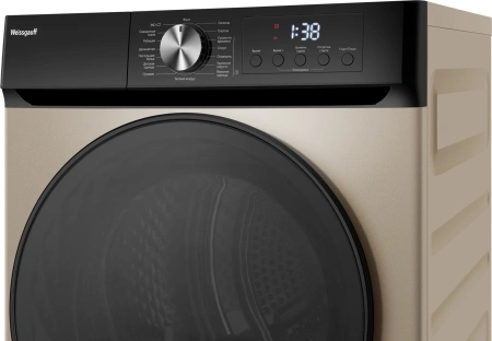 Сушильная машина Weissgauff WD 6010 Heat Pump кл.энер.:A++ макс.загр.:10кг золотистый (434771)