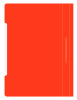 Папка-скоросшиватель Бюрократ Люкс -PSL20RED A4 прозрач.верх.лист пластик красный 0.14/0.18
