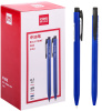 Ручка шариков. автоматическая Deli S310-BL синий син. черн. линия 0.7мм