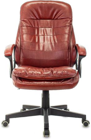 Кресло руководителя Бюрократ T-9950LT коричневый Boroko-37 эко.кожа крестов. пластик