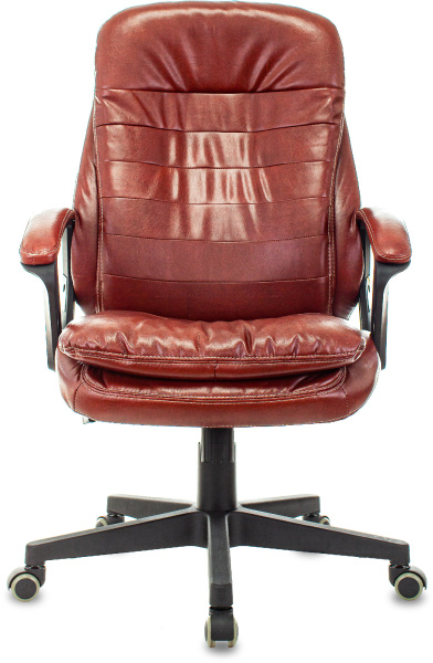Кресло руководителя Бюрократ T-9950LT коричневый Boroko-37 эко.кожа крестов. пластик
