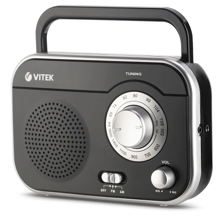 Радиоприемник настольный Vitek VT-3593 черный
