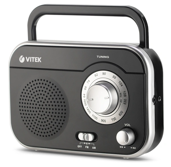Радиоприемник настольный Vitek VT-3593 черный