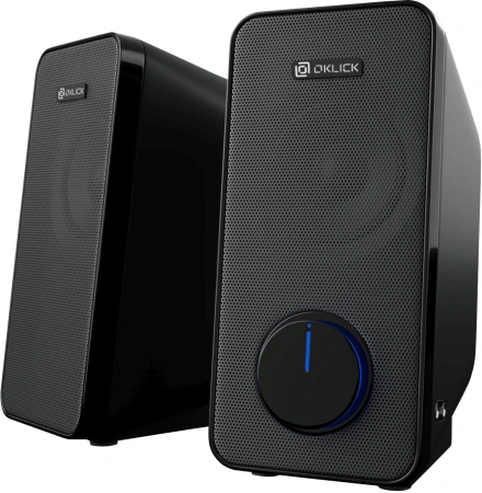 Колонки Оклик OK-175 2.0 черный 16Вт портативные