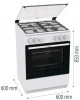 Плита Газовая Gorenje GG6A11WF белый