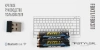 Клавиатура A4Tech Fstyler FBK11 черный/серый USB беспроводная BT/Radio slim