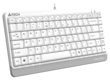 Клавиатура A4Tech Fstyler FKS11 белый/серый USB