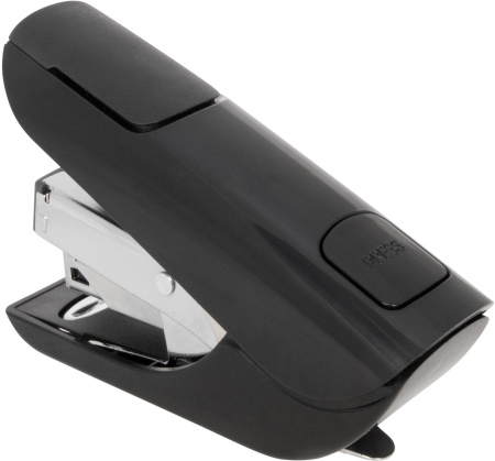 Степлер Kw-Trio 0556B-BLK Mini Air touch 24/6 26/6 (20листов) черный 50скоб пластик коробка