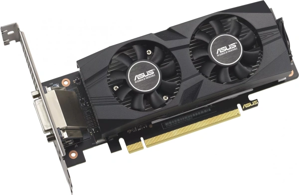 Видеокарта Asus PCI-E 4.0 RTX3050-O6G-LP-BRK NVIDIA GeForce RTX 3050 6Gb 96bit GDDR6 1507/14000 DVIx1 HDMIx1 DPx1 HDCP Ret low profile
