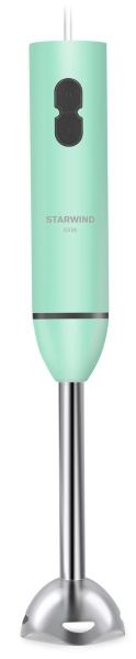 Блендер погружной Starwind SBP1113c 750Вт белый/зеленый