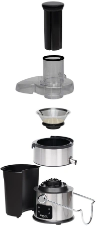 Соковыжималка центробежная Scarlett SC-JE50S62 1600Вт рез.сок.:1000мл. серебристый/черный