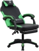 Кресло игровое Оклик Cooldown черный/зеленый сиденье черный/зеленый искусст.кожа/сетка с подголов. к