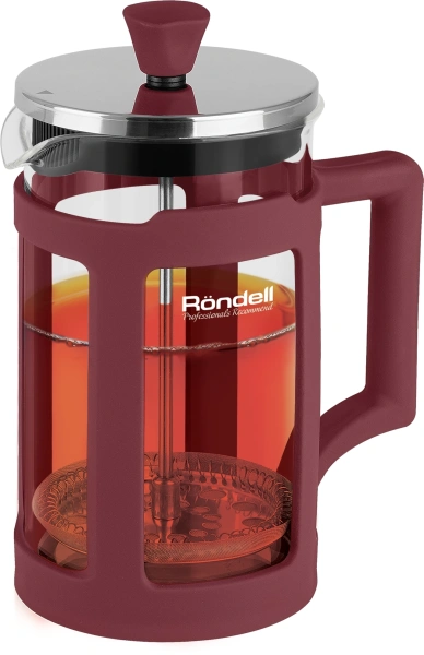 Френч-пресс Rondell Stripes RDS-1641 0.6л красный