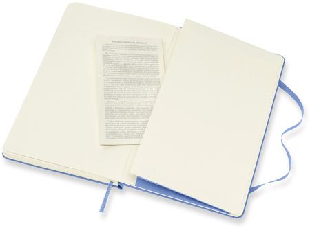 Блокнот Moleskine CLASSIC QP060B42 Large 130х210мм 240стр. линейка твердая обложка голубая гортензия