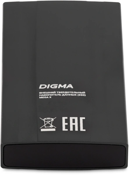 Накопитель SSD Digma USB3.2 Gen2x2 4TB DGSM8004T2MGG MEGA X 1.8" темно-серый