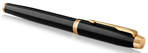 Ручка перьев. Parker IM Core F321 (CW1931645) Black GT F сталь нержавеющая подар.кор.