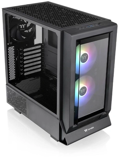 Корпус Thermaltake Ceres 350 MX черный без БП E-ATX 2x140mm 2xUSB3.0 audio bott PSU