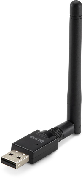 Адаптер USB Buro BU-BT50C BT5.0+EDR class 1 100м черный